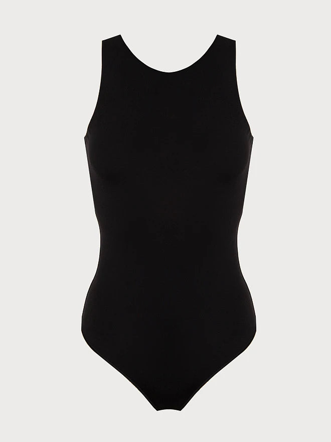 High-Neck Essential Microfiber Bodysuit