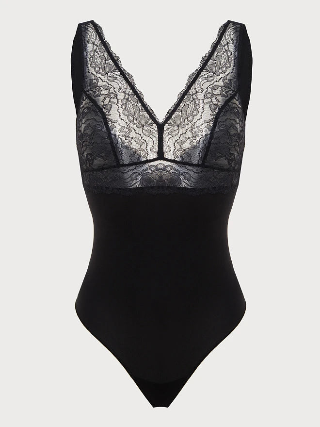 Essential Seamless-Edge Microfiber Bodysuit