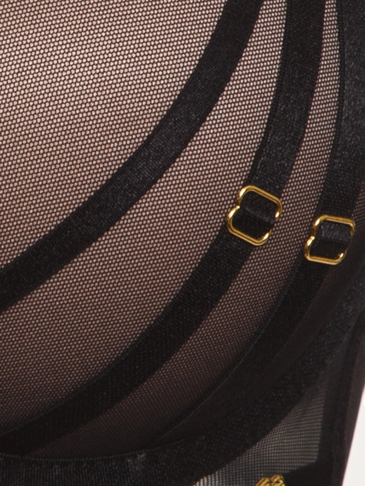 Eclipse Mesh Strappy Balconette Bra