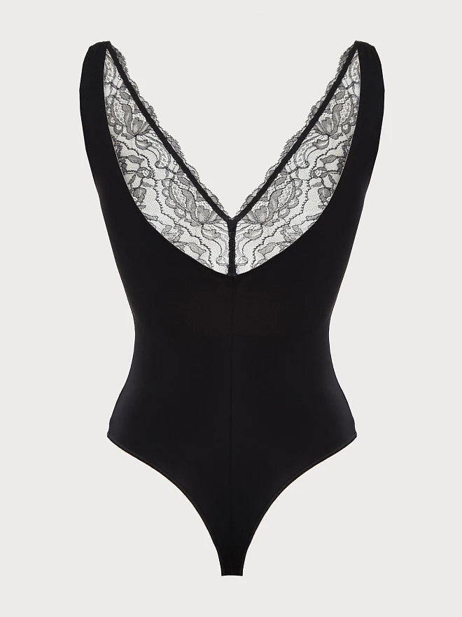 Essential Seamless-Edge Microfiber Bodysuit