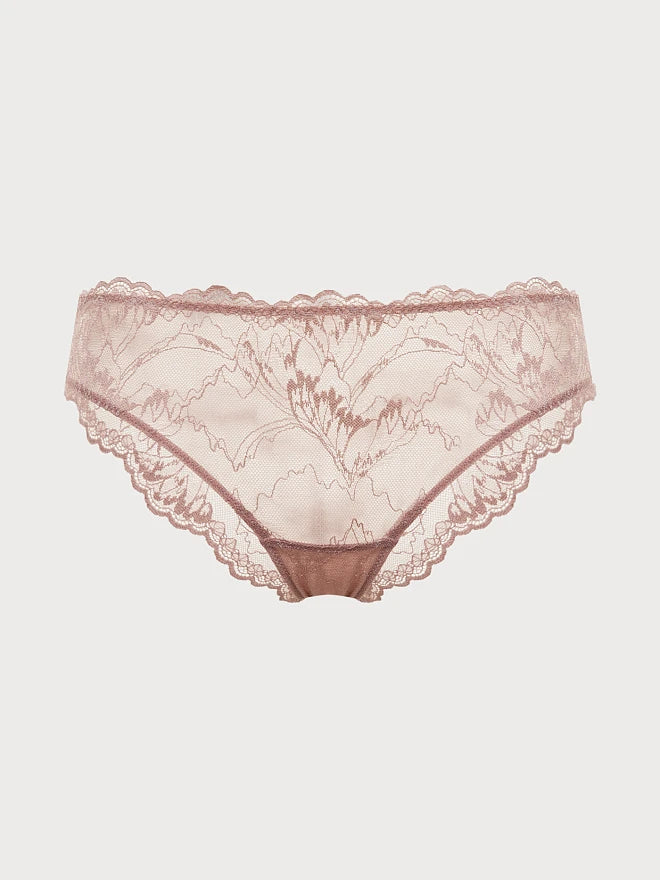 Classic Delicate Lace Slip Briefs