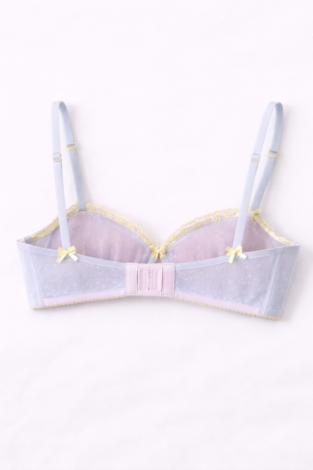 Lavender Sorbet Embroidered Heart Bra