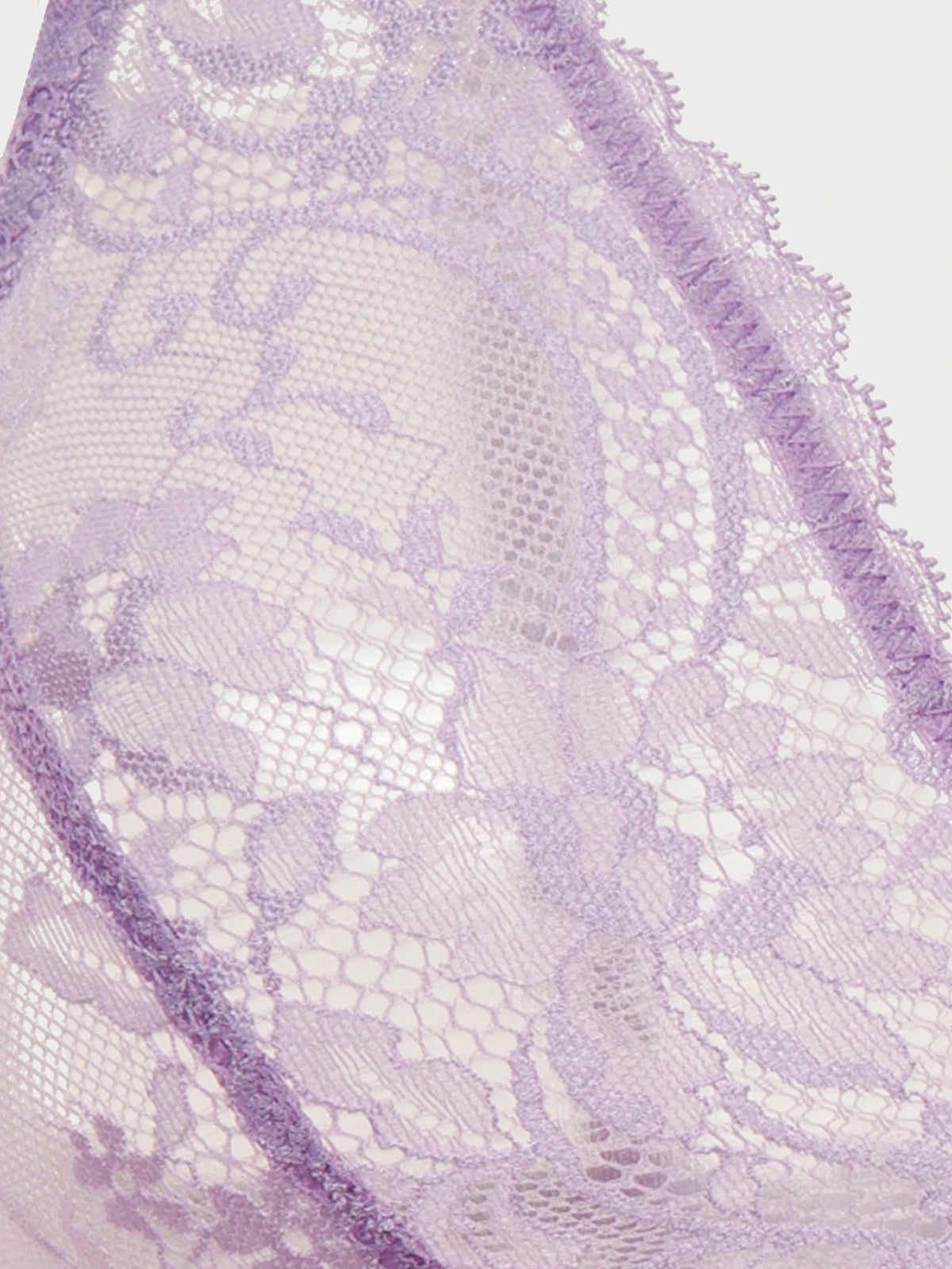 Wisteria Bloom Sheer Lace Triangle Bralette