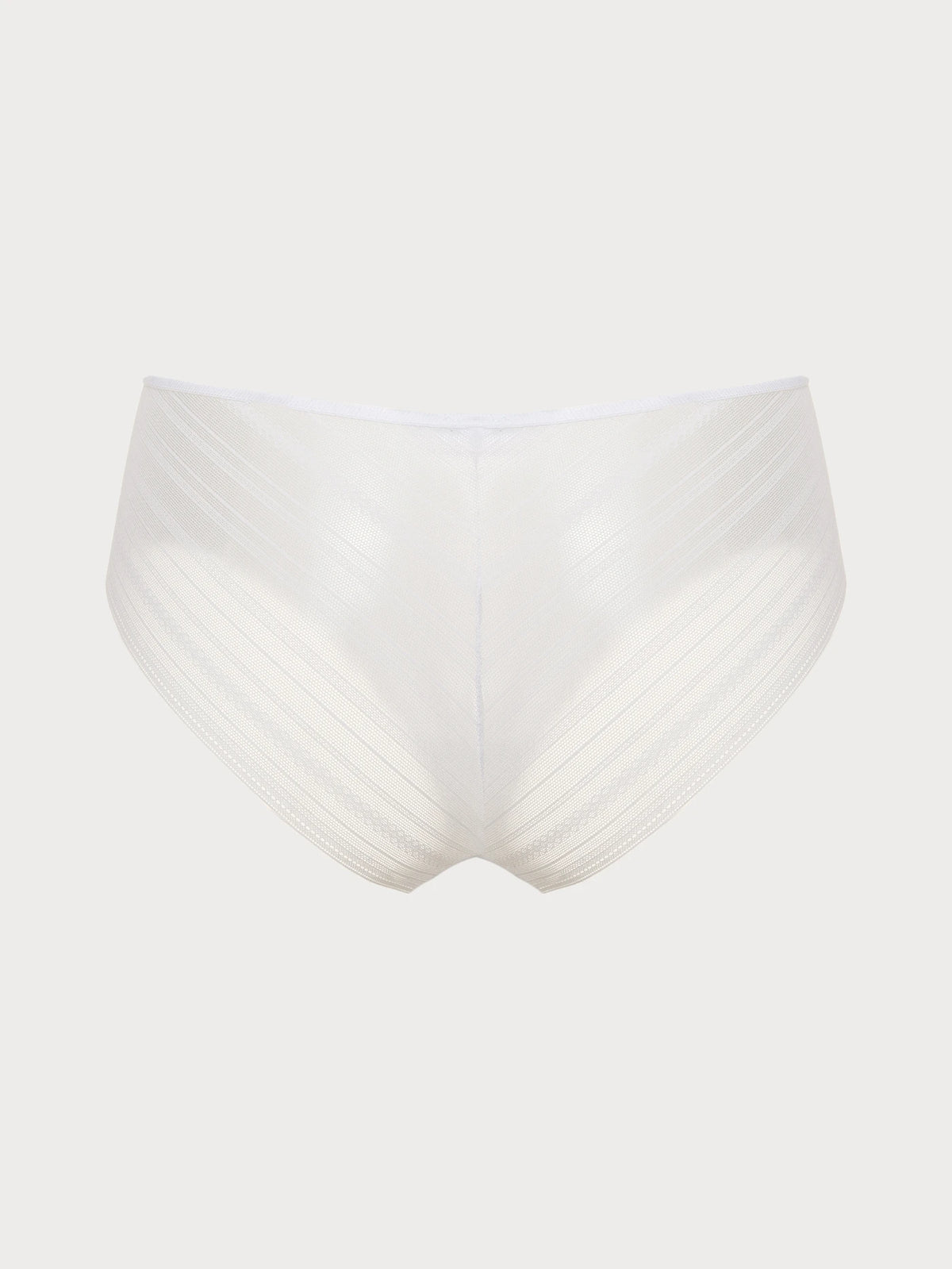 Seamless-Edge Lace & Microfiber Slip Briefs