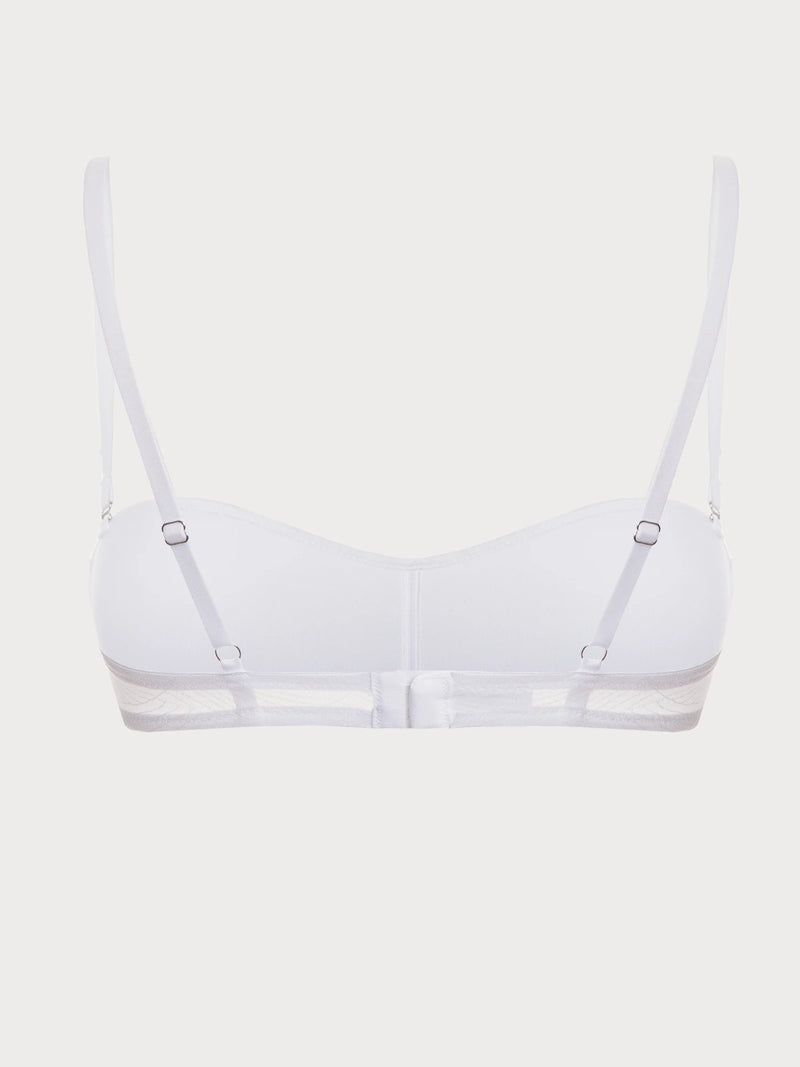 Serene Leaf Seamless Bandeau Bralette