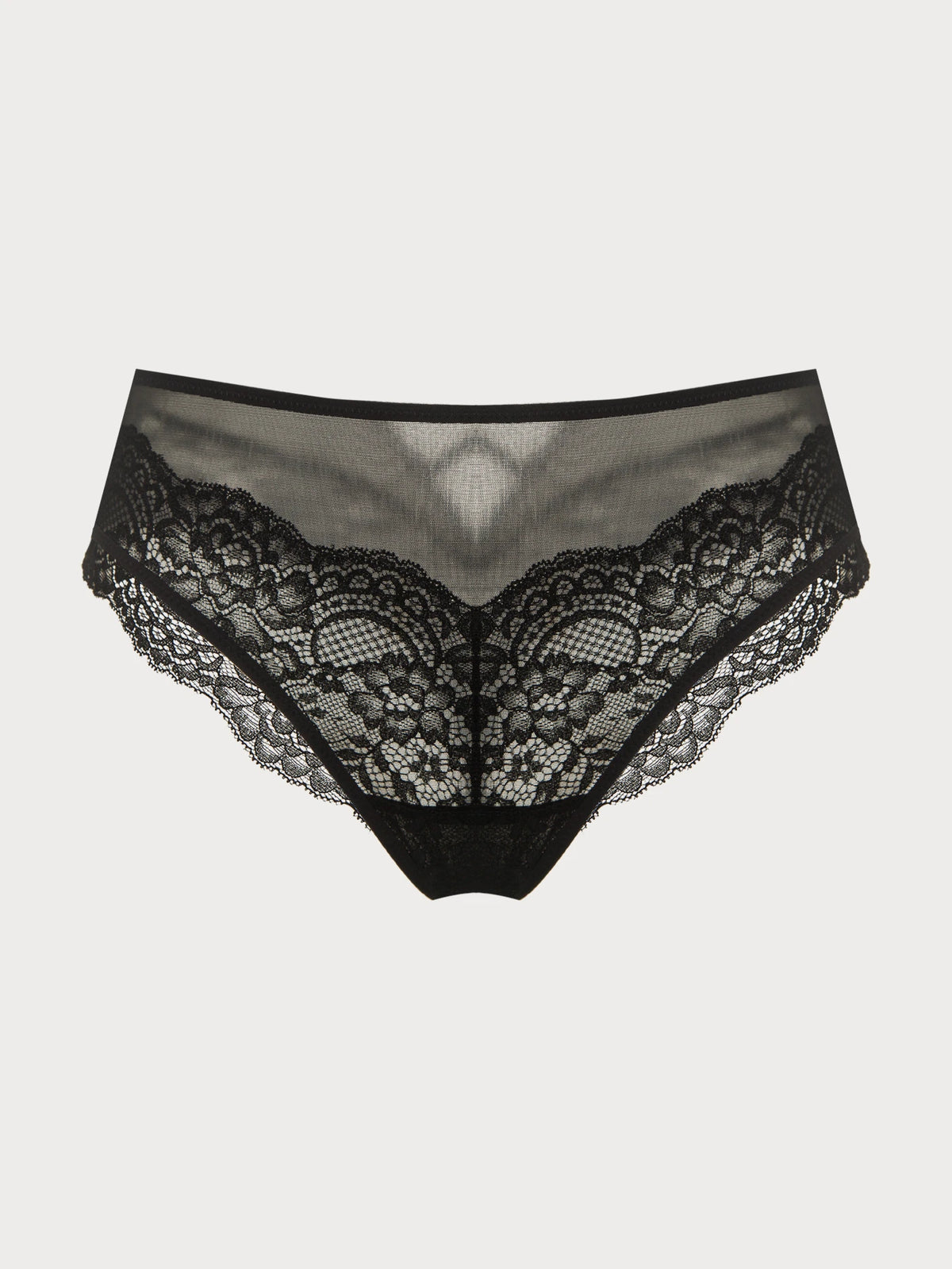 Midnight Noir Strappy Lace & Mesh Panty