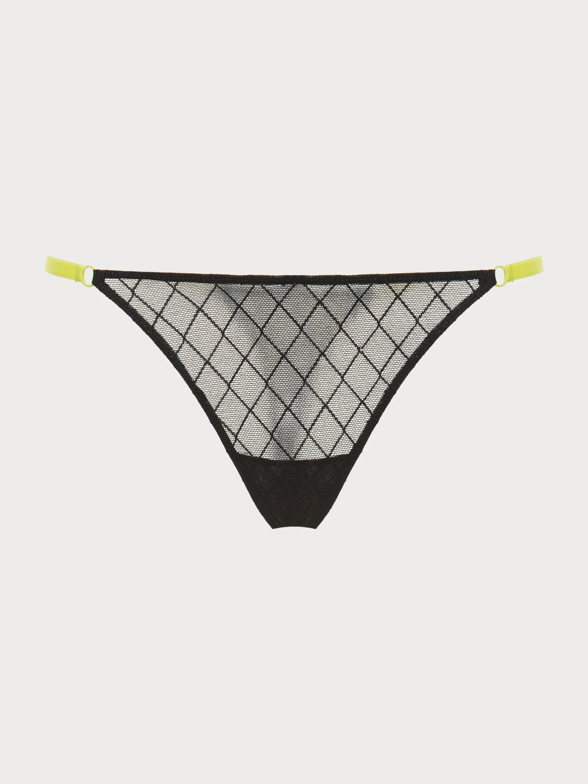 Voltage Diamond-Mesh Strap Thong