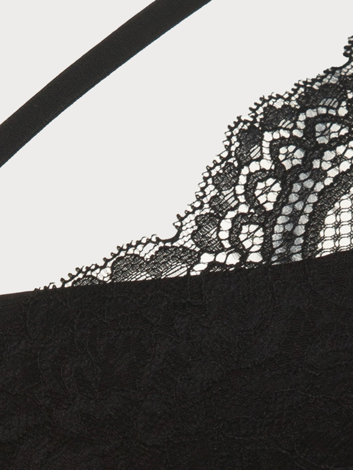 Obsidian Lace Harness Balconette Bra