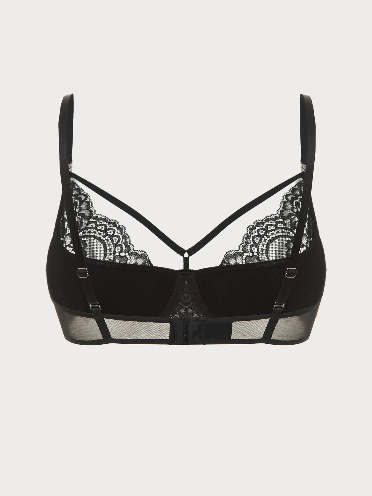 Obsidian Lace Harness Balconette Bra