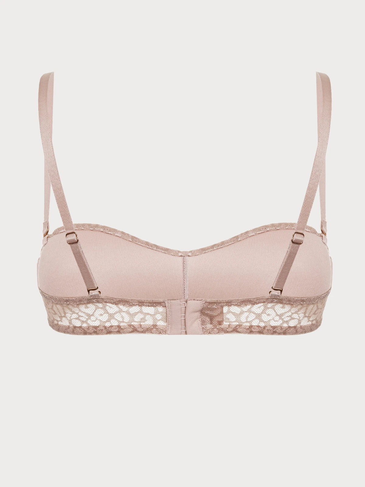 Wild Rose Leopard Jacquard Bandeau Bralette